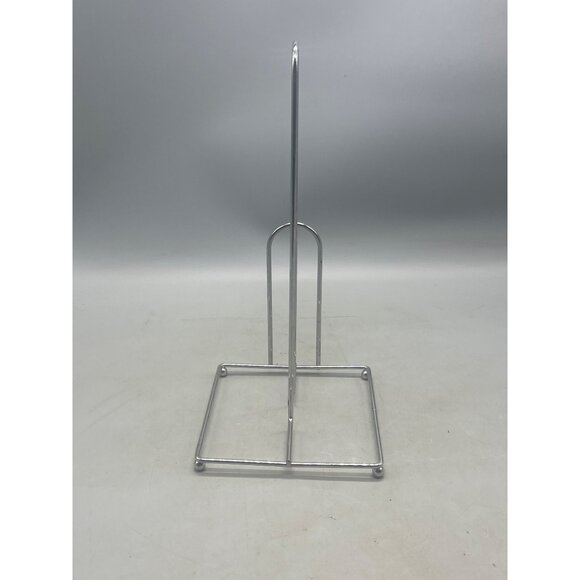mainstays paper towel holder metal footed square bottom 12x6x6" READ - Picture 2 of 5
